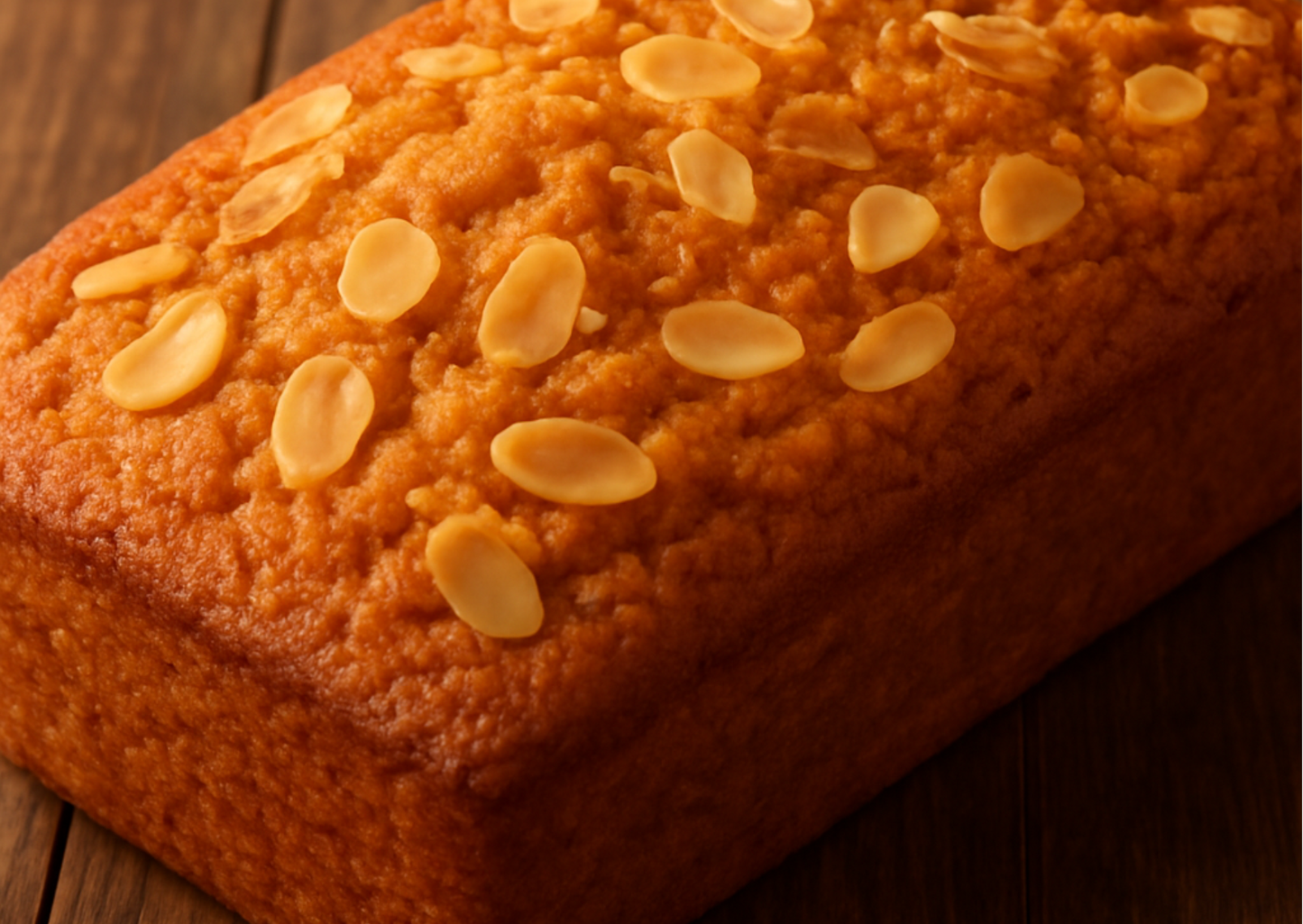 Cake Moelleux à l'Amande – La tendresse brute, le sucre en moins.