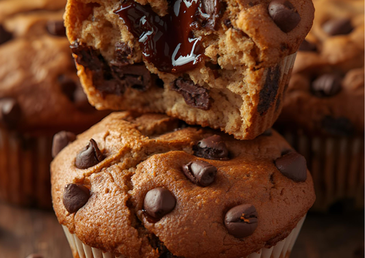 Muffins Châtaigne Pépites de chocolat